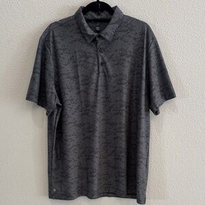 adidas Dark Gray Camouflage Polo Shirt